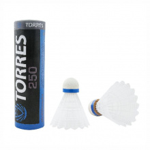 Воланы для бадминтона TORRES 250 (нейлон/пробка)