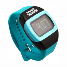 Часы-пульсометр MAD WAVE PULSE-WATCH, БИРЮЗОВО-ЧЁРНЫЕ