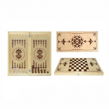 Нарды средние 500*250*35 с фишками