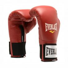 Перчатки боксёрские Everlast 10 унц., красные