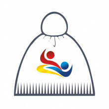 ШАПКА ОДНОСЛОЙНАЯ С ПОДКЛАДКОЙ ИЗ ФЛИСА, ПОМПОНОМ