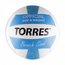Мяч волейбольный пляжный TORRES Beach Sand Blue р.5